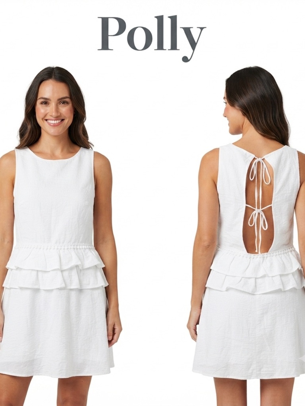 Polly Tiered Open Back Tie Dress 6